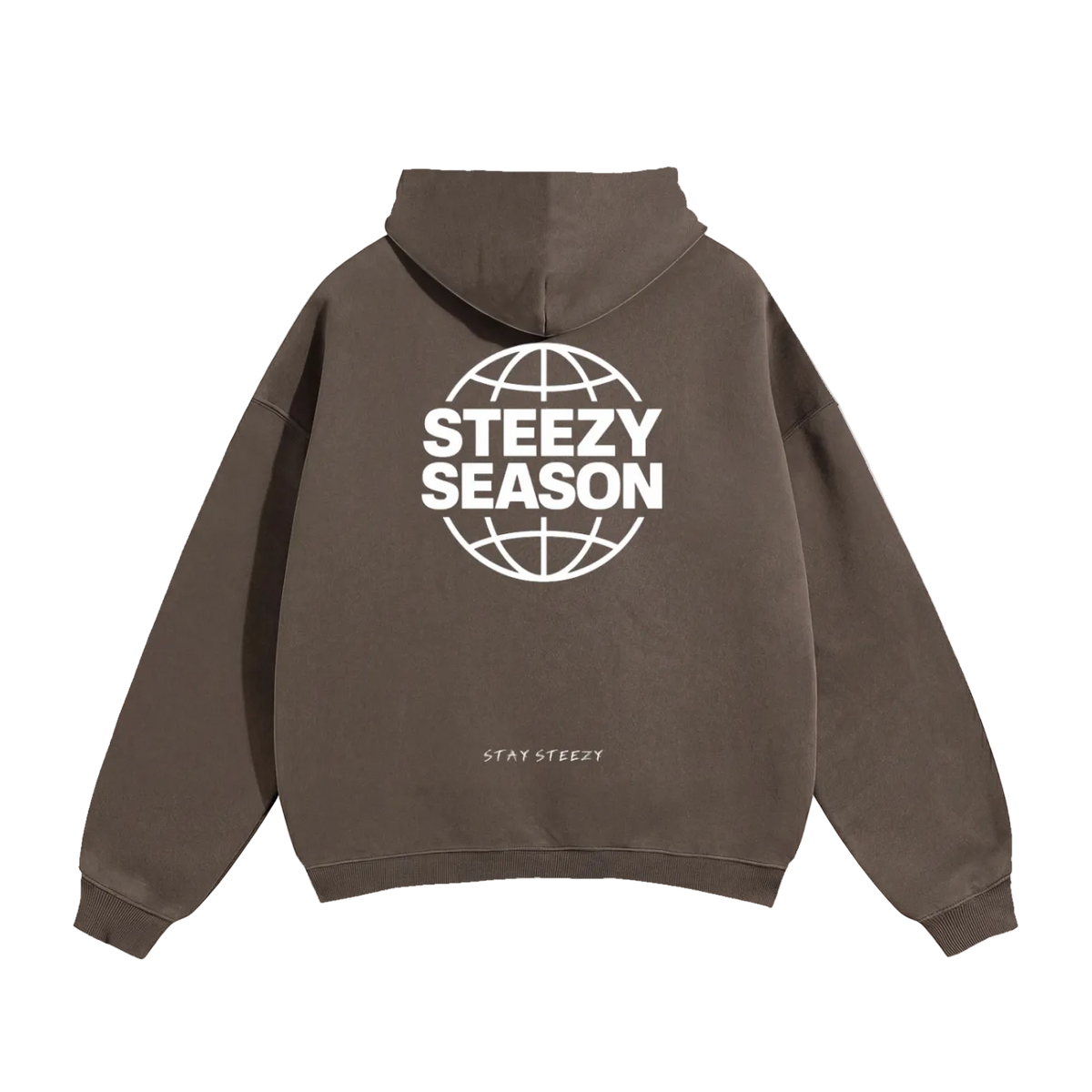 STEEZY SEASON Season One Hoodie - Dark Brown back