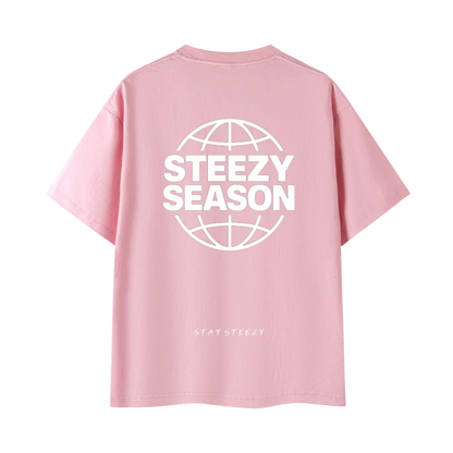 STEEZY SEASON Season One Tee - Pink back
